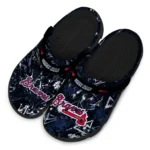 atlanta-braves-clog-personalized-graffiti-burst-navy-black-best-selling.webp