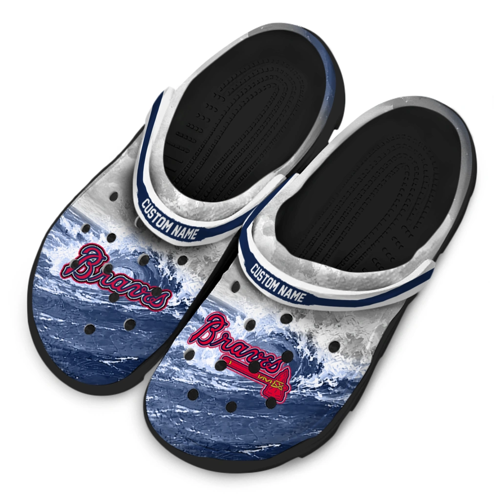 atlanta-braves-clog-personalized-wave-swirl-navy-white-latest-model.webp