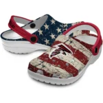 atlanta-falcons-clog-custom-distressed-stripes-red-blue-best-selling.webp