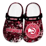 Atlanta Hawks Clogs - Custom Graffiti Burst Red Black 1 atlanta-hawks-clog-custom-graffiti-burst-red-black-best-selling.webp