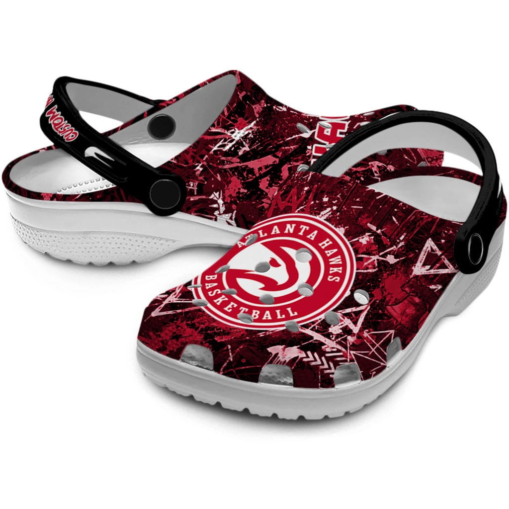 atlanta-hawks-clog-custom-graffiti-burst-red-black-high-quality.webp