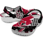 Ball State Cardinals Clogs – Custom Circuit Geometry Red Black 1