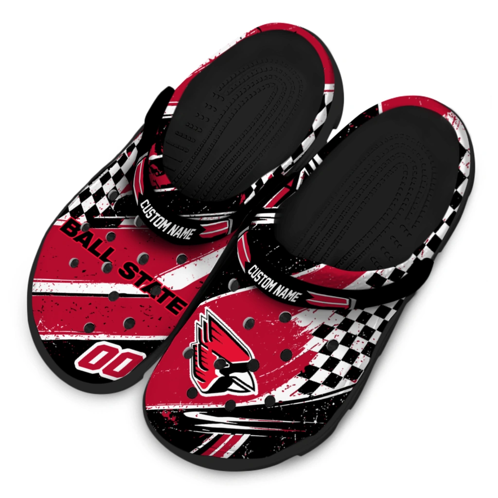 ball-state-cardinals-clog-personalized-checkered-streaks-red-black-latest-model.webp