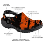 Baltimore Orioles Clogs – Customized Circuit Geometry Orange Black 1