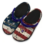 baltimore-ravens-clog-customized-distressed-stripes-purple-red-blue-best-selling.webp