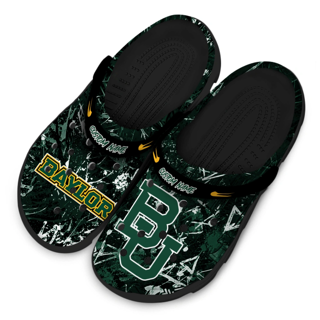 baylor-bears-clog-custom-graffiti-burst-green-black-latest-model.webp