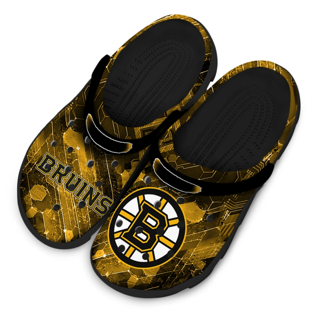 boston-bruins-clog-custom-circuit-geometry-gold-black-latest-model.webp