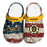 boston-bruins-clog-custom-distressed-stripes-gold-red-blue-best-selling.webp