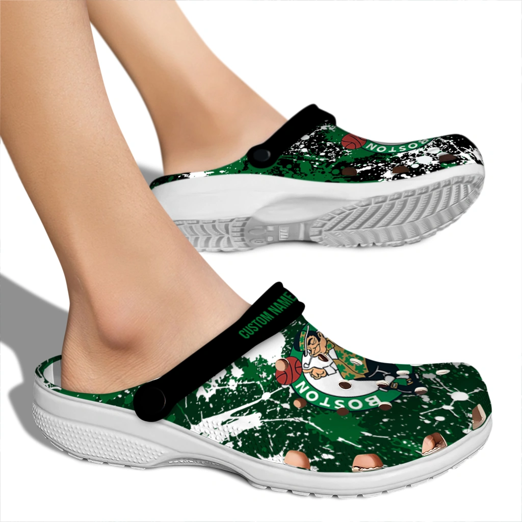 boston-celtics-clog-custom-splatter-splash-green-black-fashion-forward.webp