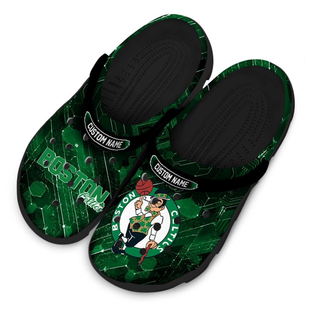 boston-celtics-clog-personalized-circuit-geometry-green-black-latest-model.webp