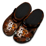 bowling-green-falcons-clog-custom-splatter-splash-orange-black-best-selling.webp