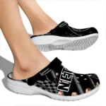 Brooklyn Nets Clogs – Custom Circuit Geometry Black 1