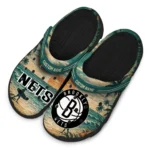 brooklyn-nets-clog-customized-wave-scene-fir-green-best-selling.webp
