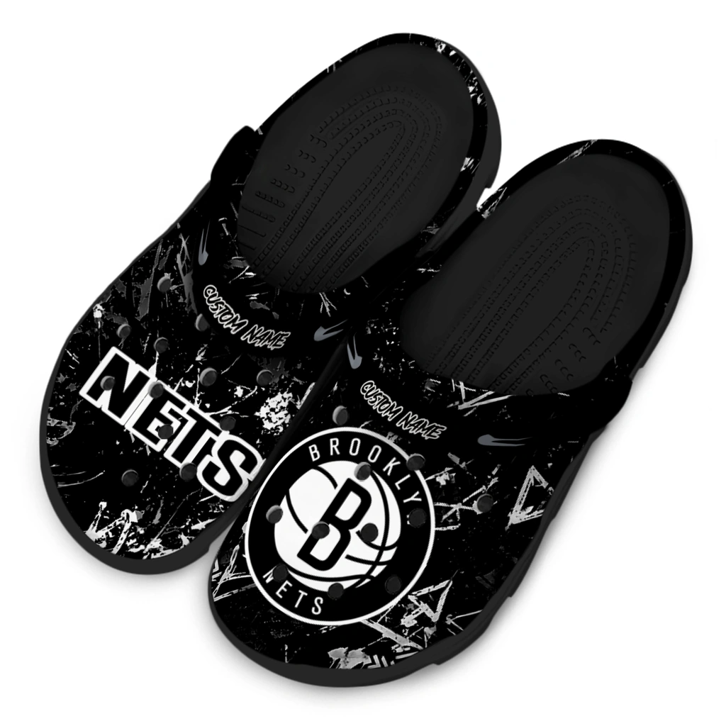 brooklyn-nets-clog-personalized-graffiti-burst-black-latest-model.webp