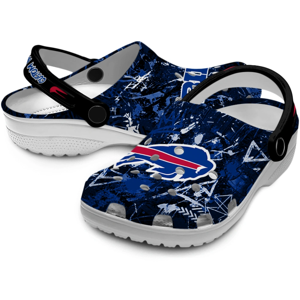 buffalo-bills-clog-customized-graffiti-burst-blue-black-high-quality.webp
