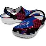 Buffalo Bills Clogs – Personalized Circuit Geometry Blue Black 1