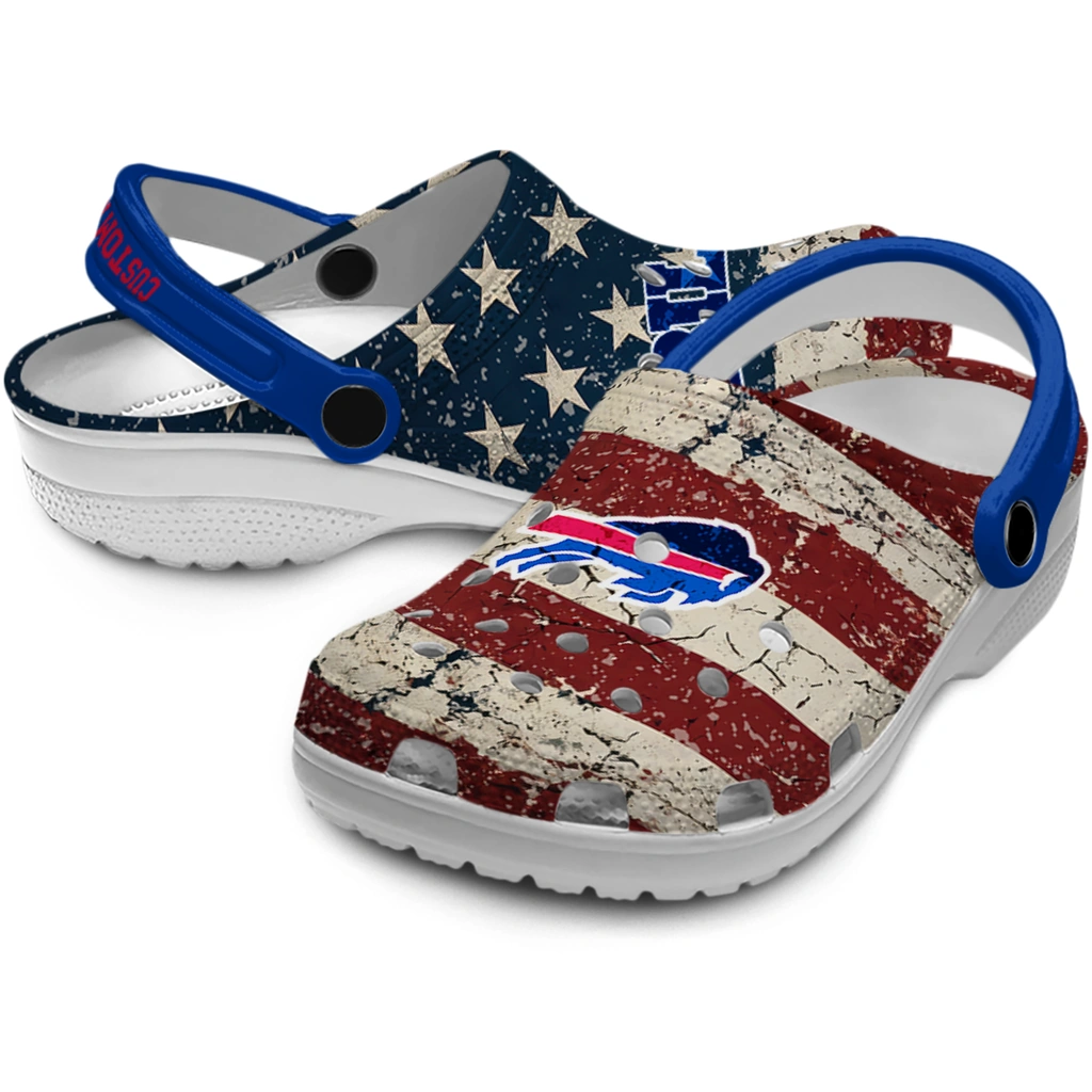 buffalo-bills-clog-personalized-distressed-stripes-blue-red-blue-high-quality.webp