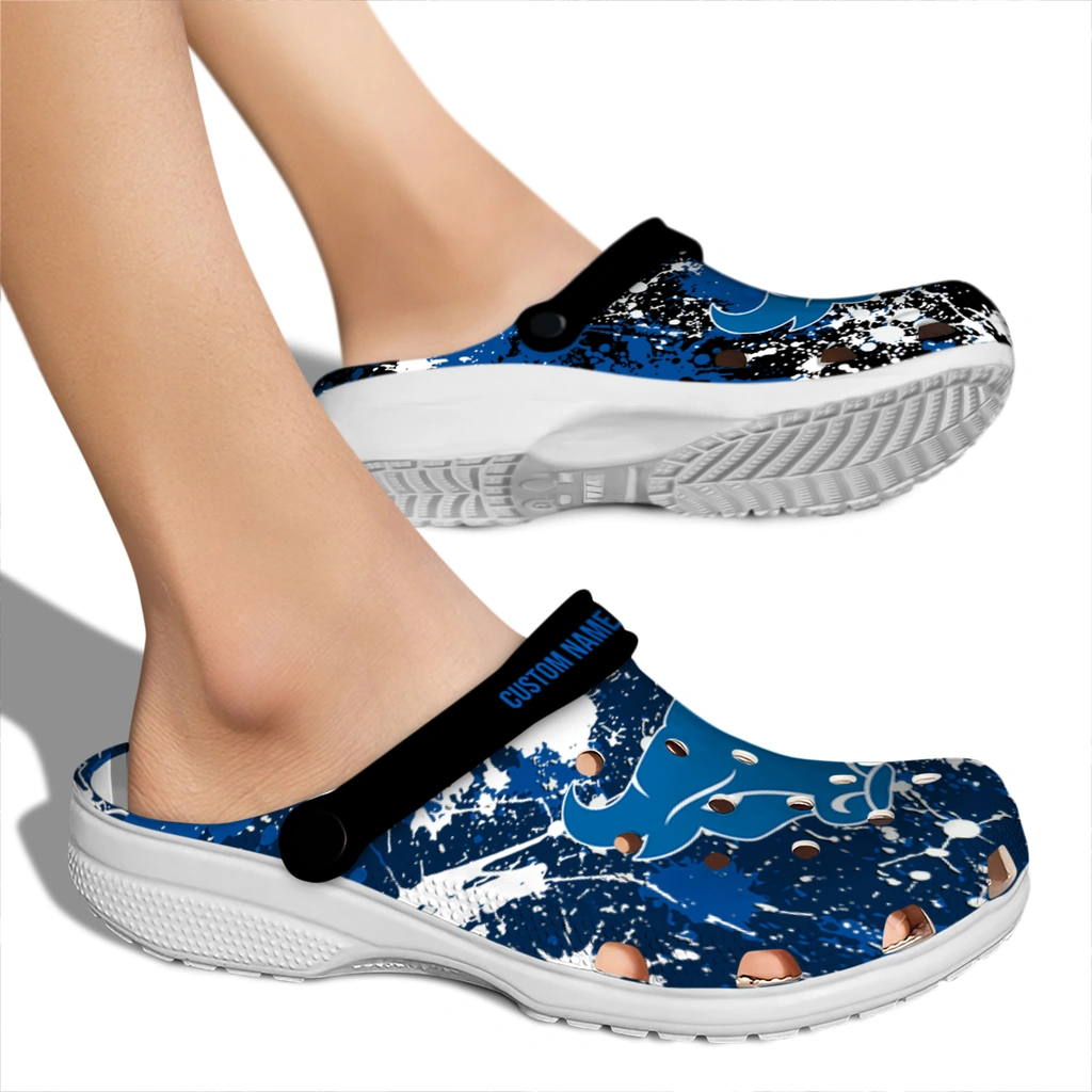 buffalo-bulls-clog-personalized-splatter-splash-royal-blue-black-fashion-forward.webp