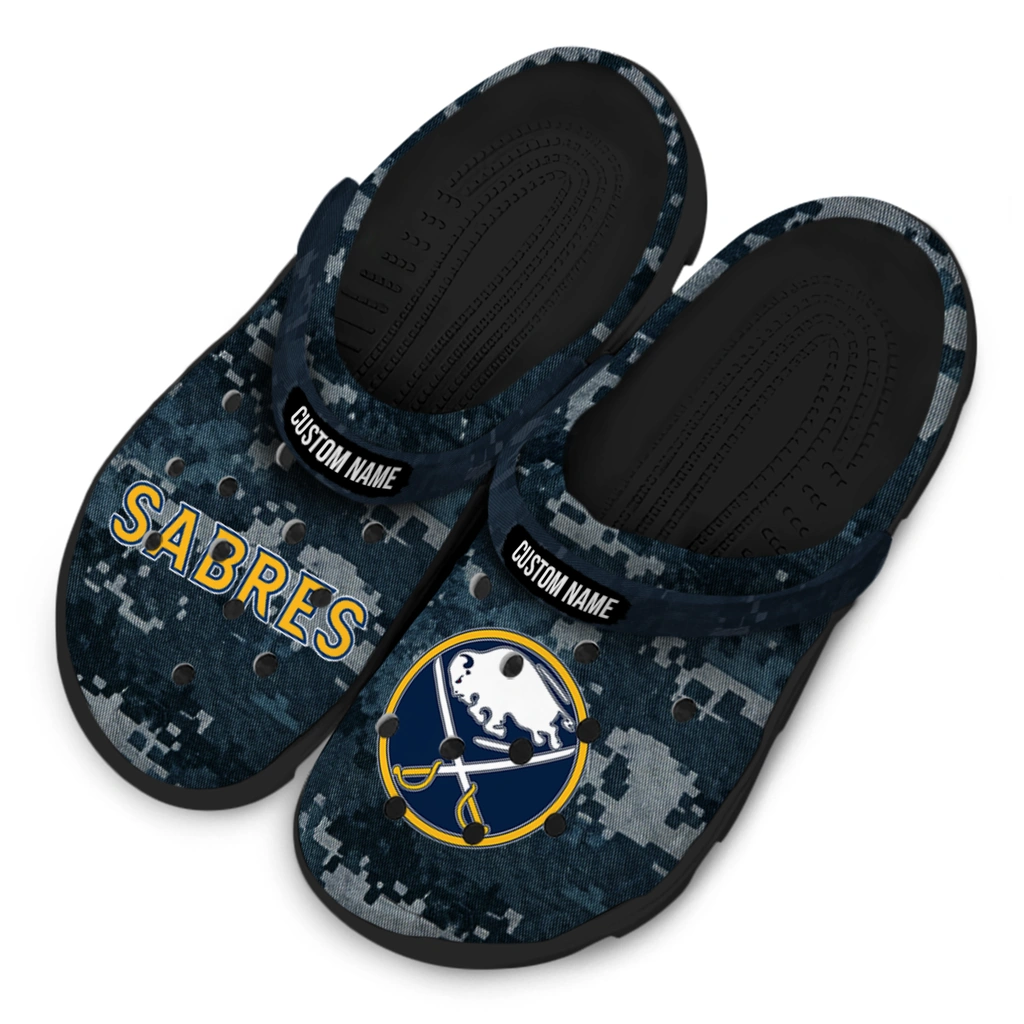 buffalo-sabres-clog-customized-digital-camo-navy-blue-latest-model.webp