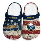 Buffalo Sabres Clogs - Customized Distressed Stripes Navy Blue Red Blue 1 buffalo-sabres-clog-customized-distressed-stripes-navy-blue-red-blue-best-selling.webp