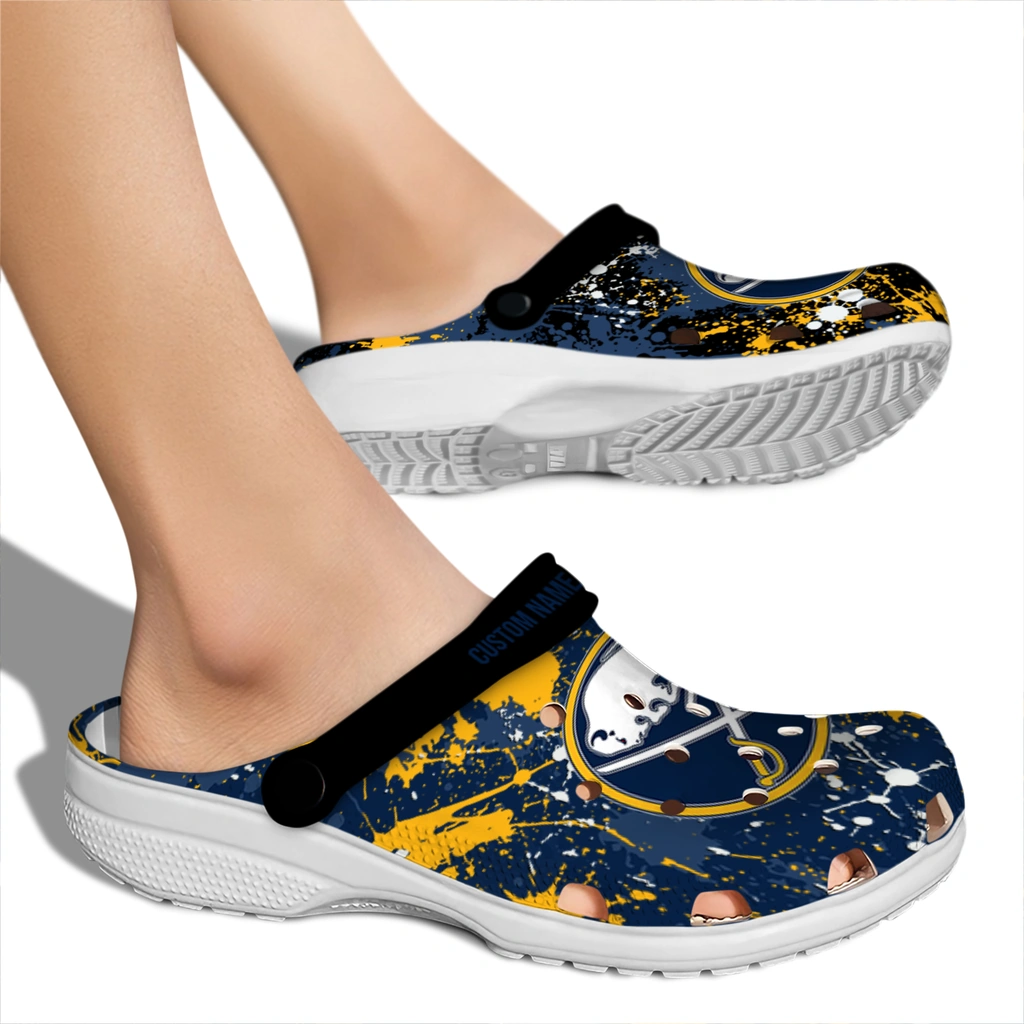 buffalo-sabres-clog-personalized-splatter-splash-navy-blue-black-fashion-forward.webp