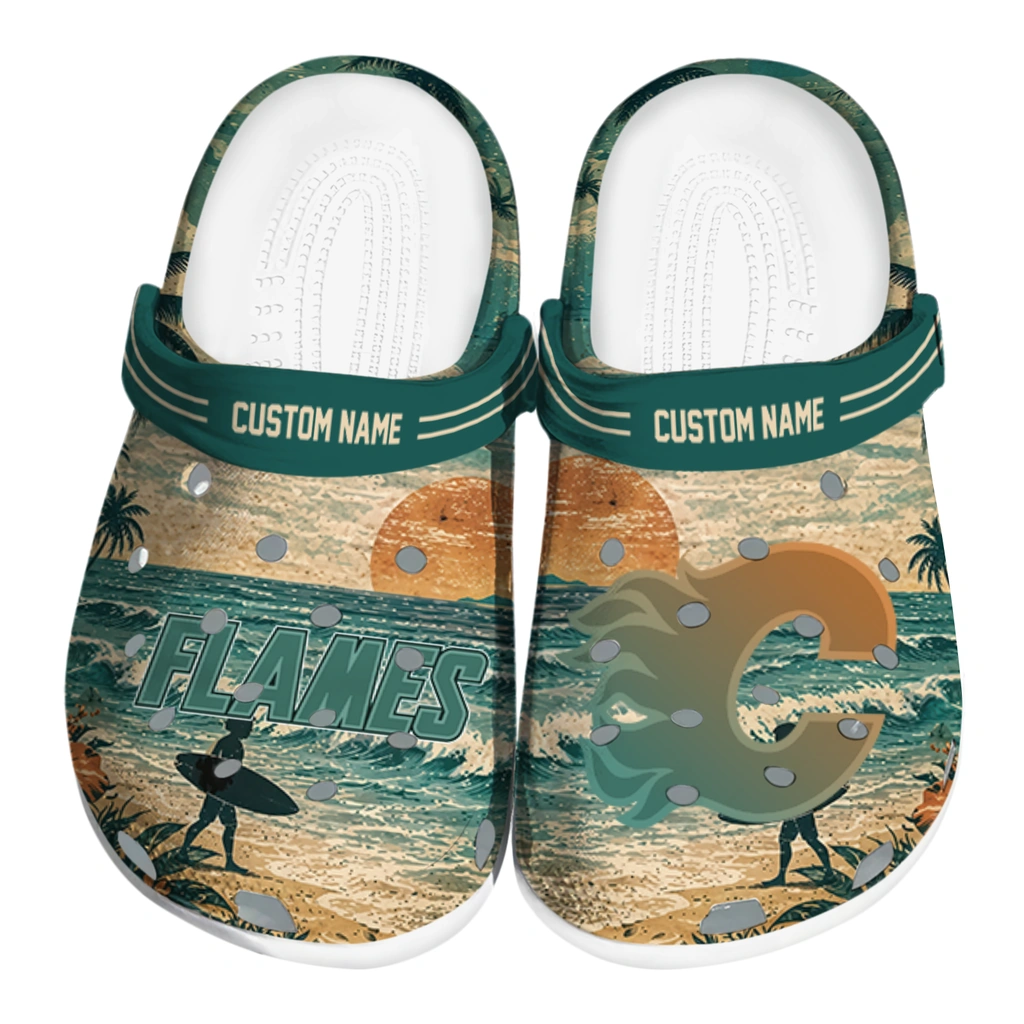 calgary-flames-clog-custom-wave-scene-fir-green-best-selling.webp calgary flames clog custom wave scene fir green best selling