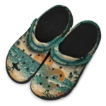 calgary-flames-clog-custom-wave-scene-fir-green-best-selling.webp