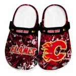 Calgary Flames Clogs - Customized Graffiti Burst Red Black 1 calgary-flames-clog-customized-graffiti-burst-red-black-best-selling.webp