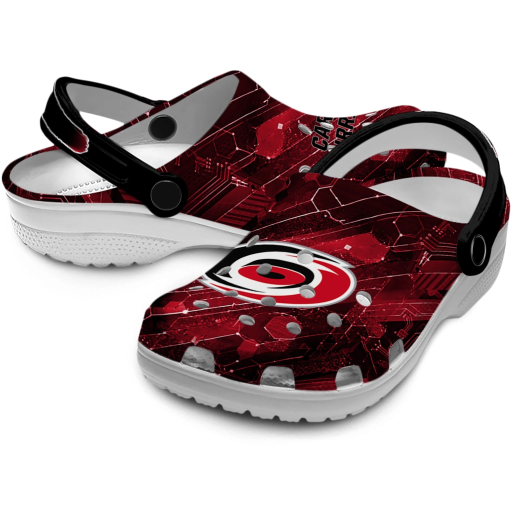 carolina-hurricanes-clog-custom-circuit-geometry-red-black-high-quality.webp