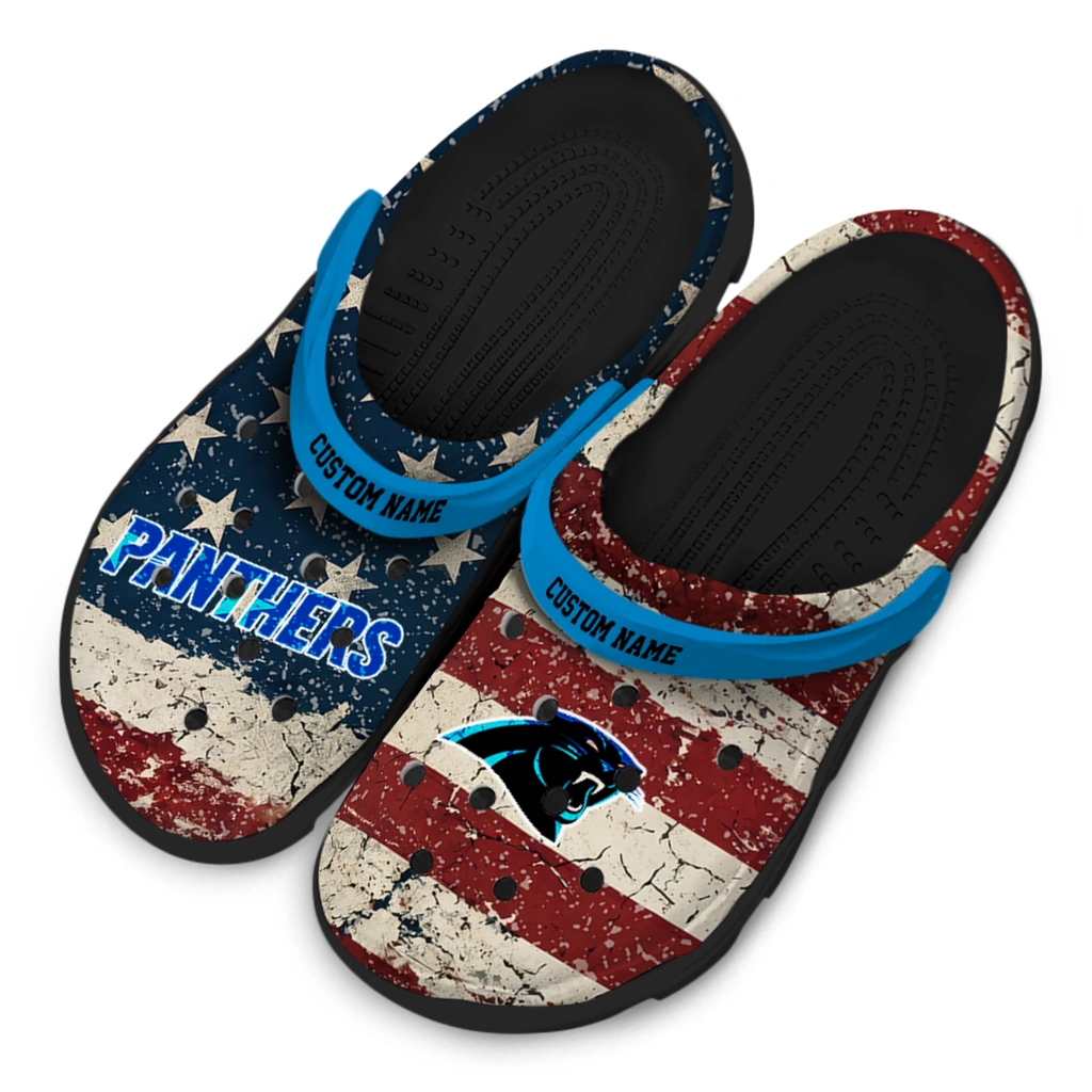 carolina-panthers-clog-custom-distressed-stripes-blue-red-blue-latest-model.webp