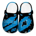 Carolina Panthers Clogs - Personalized Checkered Streaks Blue Black 1 carolina-panthers-clog-personalized-checkered-streaks-blue-black-best-selling.webp
