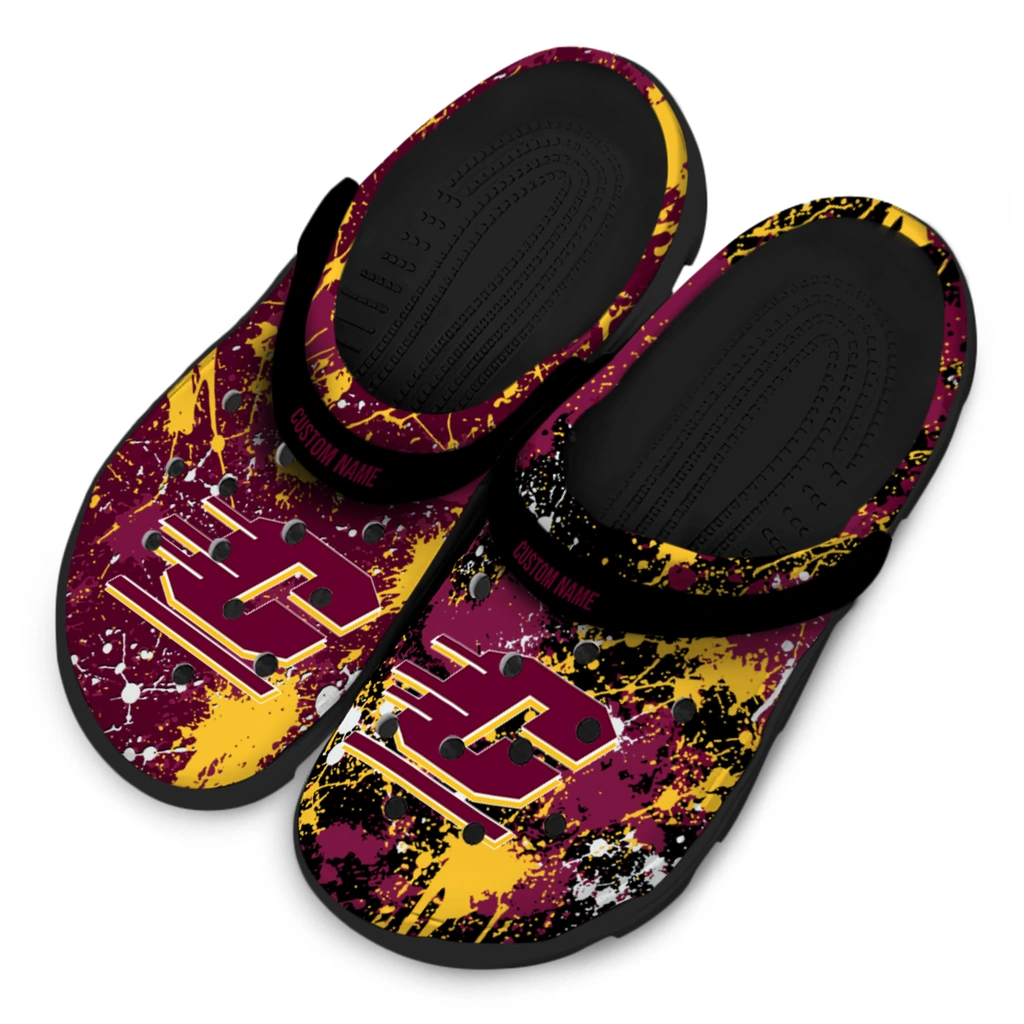 central-michigan-chippewas-clog-custom-splatter-splash-maroon-black-latest-model.webp