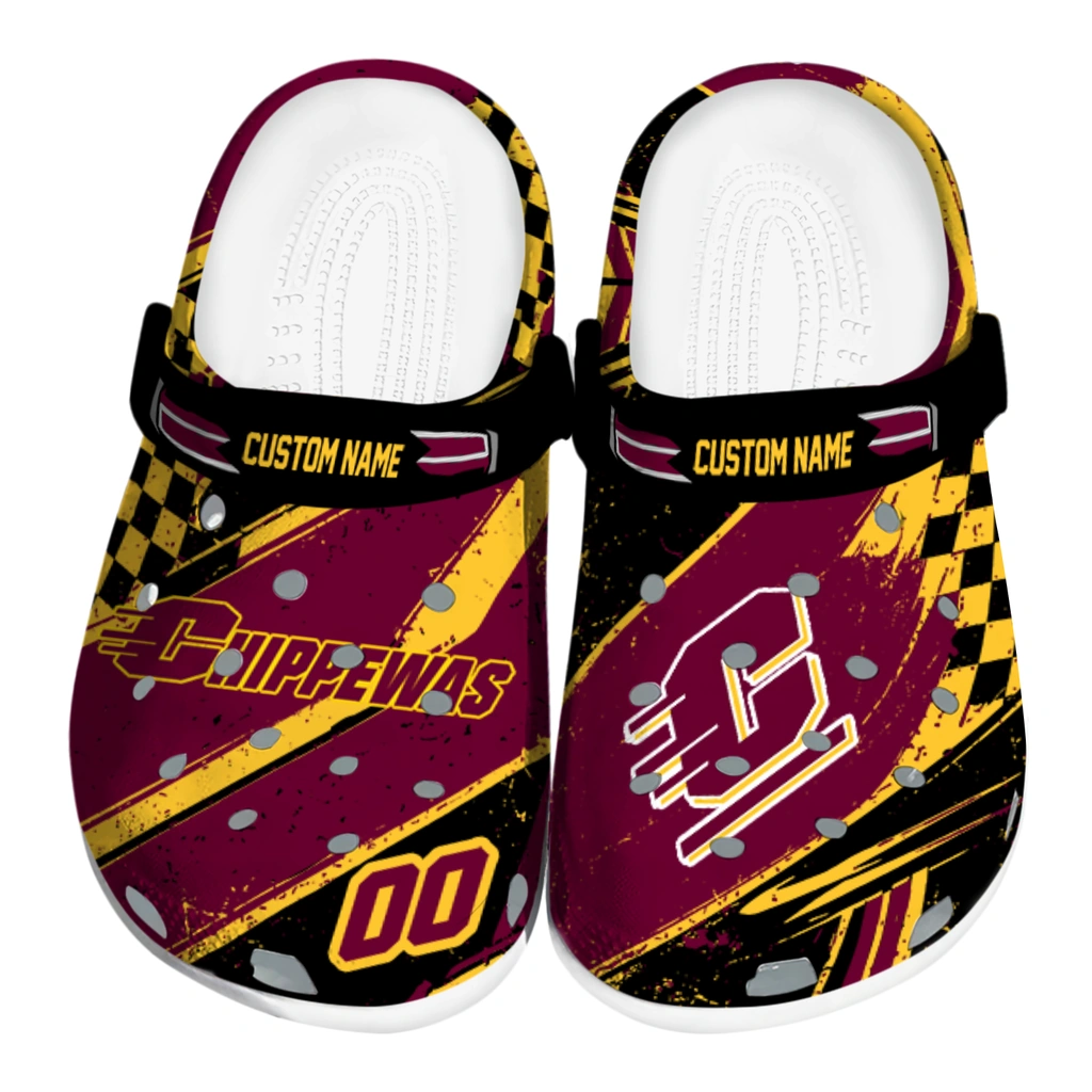 central-michigan-chippewas-clog-customized-checkered-streaks-maroon-black-best-selling.webp central michigan chippewas clog customized checkered streaks maroon black best selling