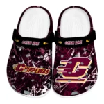 central-michigan-chippewas-clog-customized-graffiti-burst-maroon-black-best-selling.webp