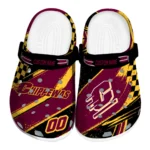 Central Michigan Chippewas Clogs - Personalized Circuit Geometry Maroon Black 1 Central Michigan Chippewas Clogs – Personalized Circuit Geometry Maroon Black 1