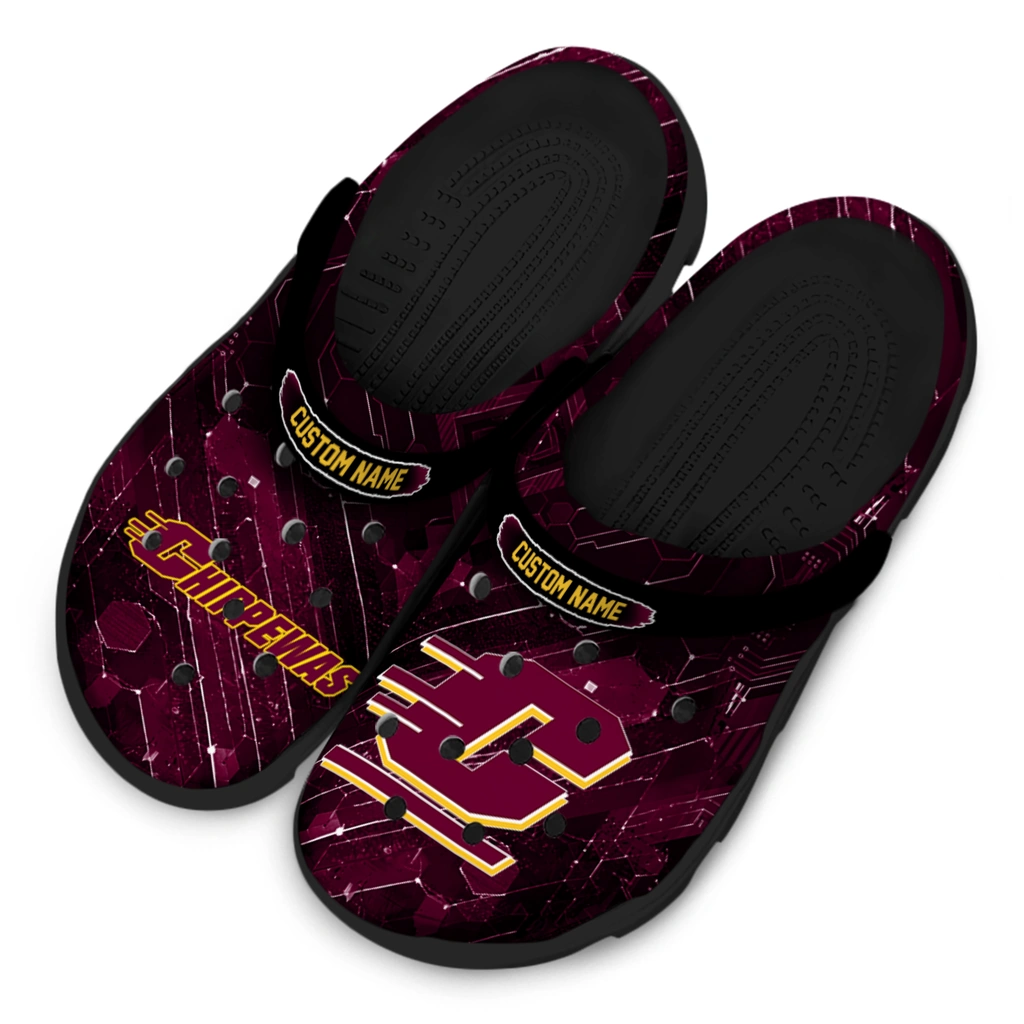central-michigan-chippewas-clog-personalized-circuit-geometry-maroon-black-latest-model.webp