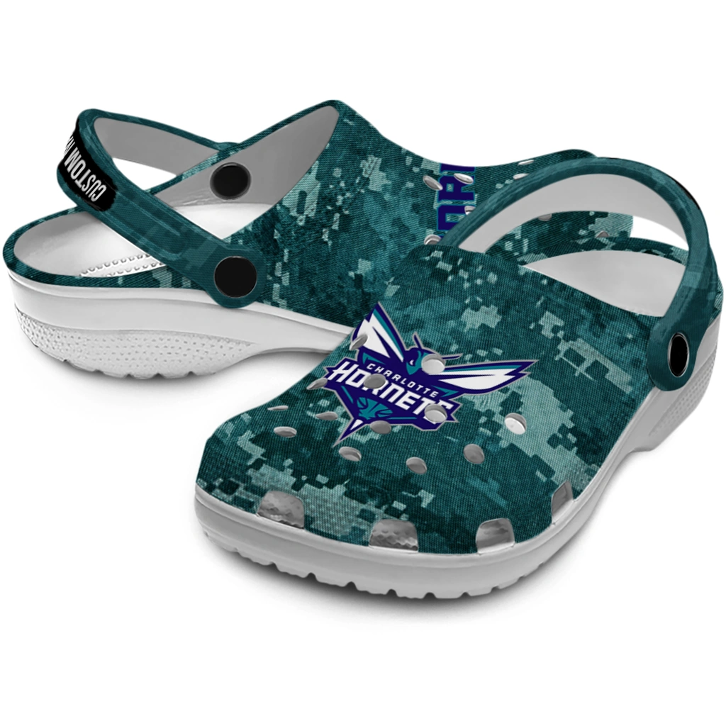 charlotte-hornets-clog-customized-digital-camo-teal-high-quality.webp
