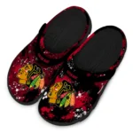 chicago-blackhawks-clog-personalized-splatter-splash-red-black-best-selling.webp