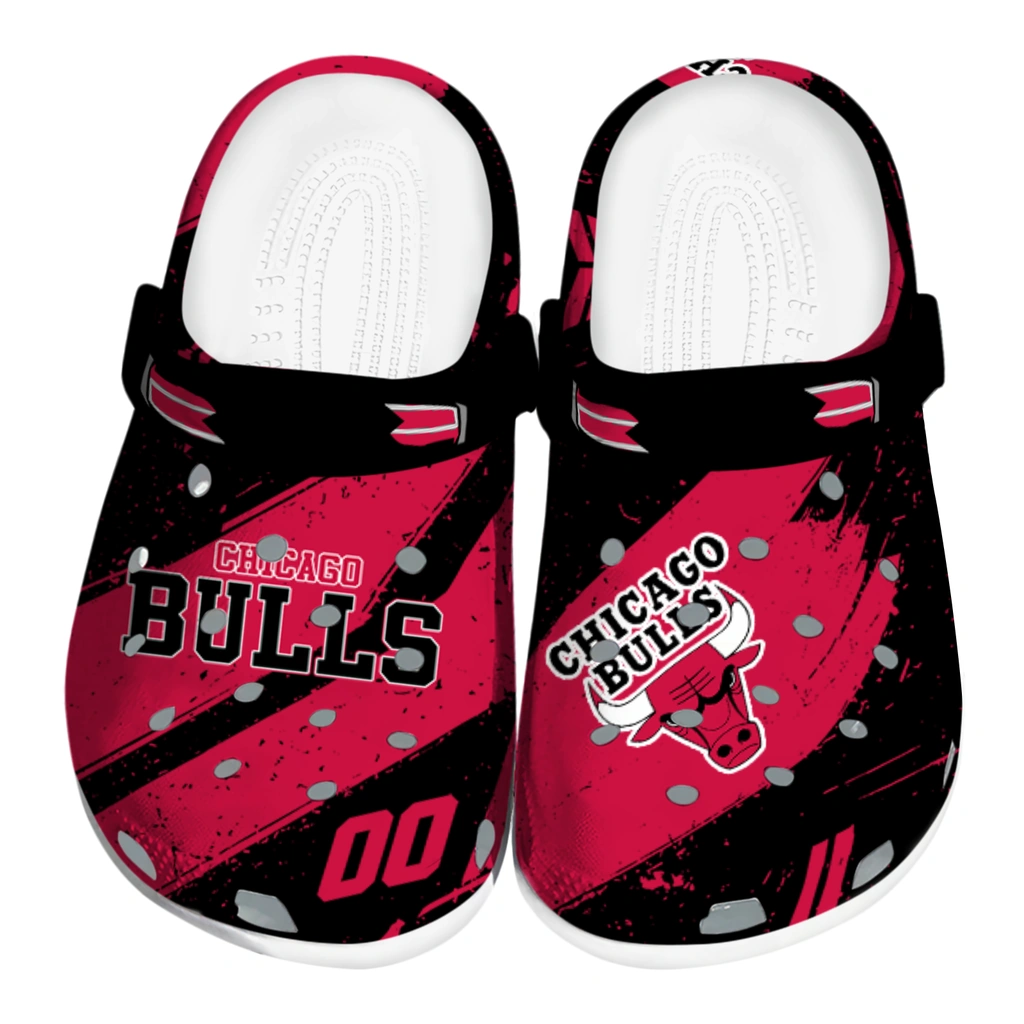 chicago-bulls-clog-customized-checkered-streaks-red-black-best-selling.webp chicago bulls clog customized checkered streaks red black best selling
