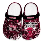 Chicago Bulls Clogs - Customized Graffiti Burst Red Black 1 chicago-bulls-clog-customized-graffiti-burst-red-black-best-selling.webp