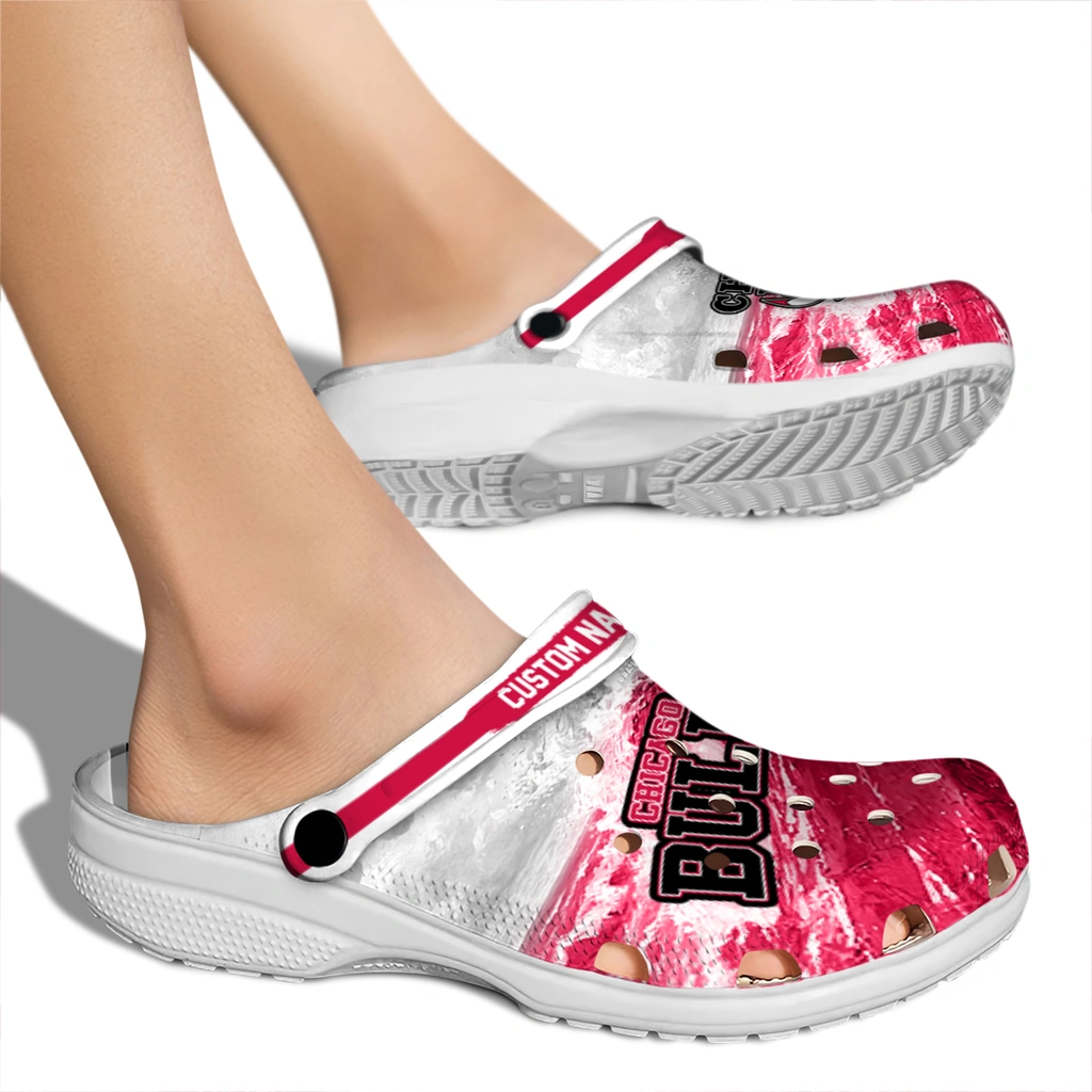 chicago-bulls-clog-customized-wave-swirl-red-white-fashion-forward.webp