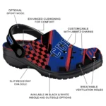 Chicago Cubs Clogs – Custom Circuit Geometry Blue Black 1