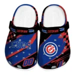 Chicago Cubs Clogs - Personalized Checkered Streaks Blue Black 1 chicago-cubs-clog-personalized-checkered-streaks-blue-black-best-selling.webp