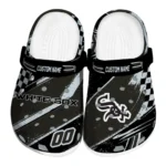 Chicago White Sox Clogs - Custom Checkered Streaks Black 1 chicago-white-sox-clog-custom-checkered-streaks-black-best-selling.webp