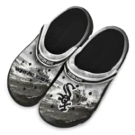 chicago-white-sox-clog-custom-wave-swirl-black-white-best-selling.webp
