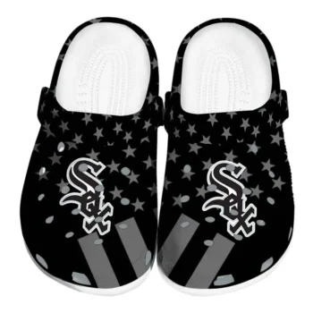 Chicago White Sox Clogs Stellar Stripes Theme Best Selling