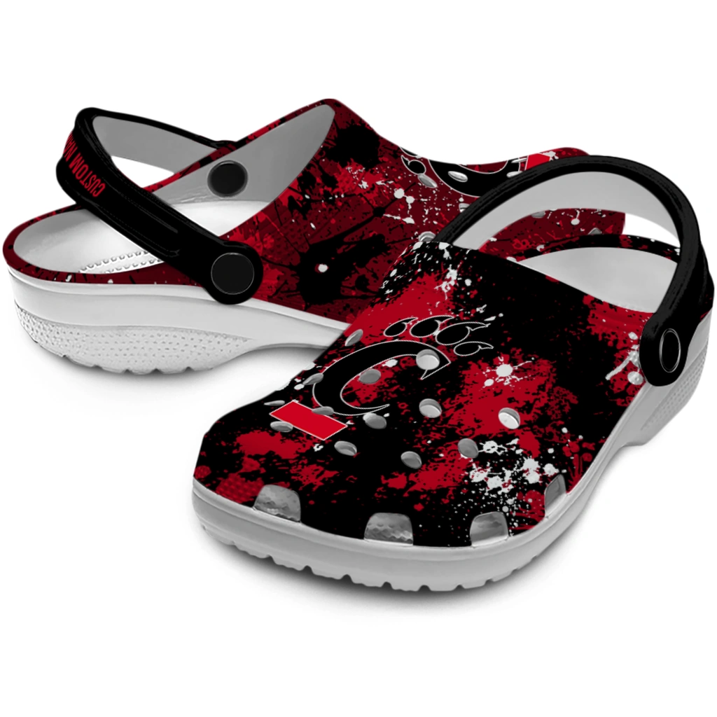 cincinnati-bearcats-clog-custom-splatter-splash-red-black-high-quality.webp