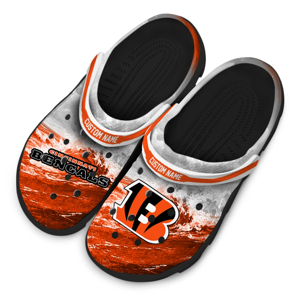 cincinnati-bengals-clog-customized-wave-swirl-orange-white-latest-model.webp