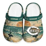 Cincinnati Reds Clogs - Custom Wave Scene Fir Green 1 cincinnati-reds-clog-custom-wave-scene-fir-green-best-selling.webp