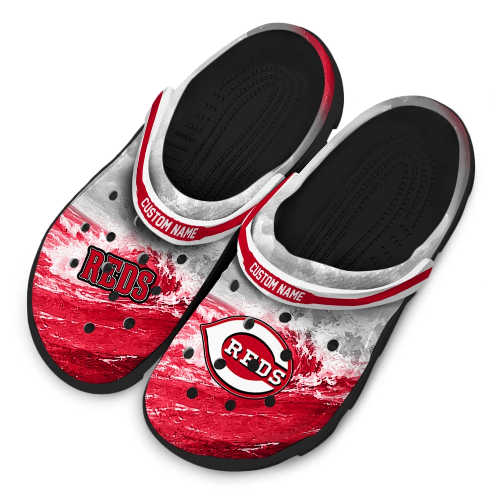 cincinnati-reds-clog-customized-wave-swirl-red-white-latest-model.webp